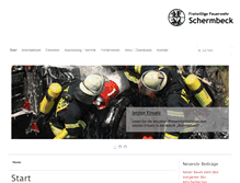 Tablet Screenshot of feuerwehr-schermbeck.de